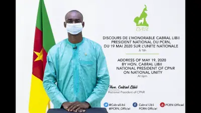 19 mai 2020-Discours de Cabral Libii : La crise sanitaire de la Covid 19 ne doit pas annihiler toutes les autres crises
