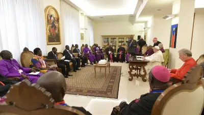 Vatican : Le pape exhorte les leaders du Soudan du Sud à construire la paix