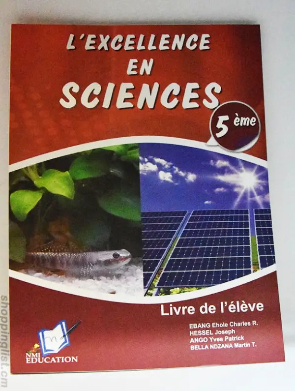 Education: Après la polémique, le contenu du livre L’excellence en sciences 5ème réajusté