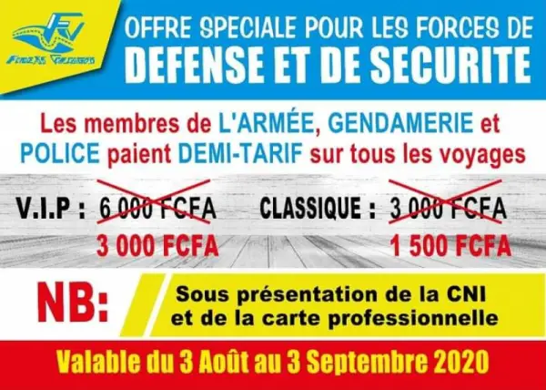 Agression d’un gendarme à Finexs : Tarifs de voyage réduit de moitié pour les membres de l’armée, les policiers et les militaires