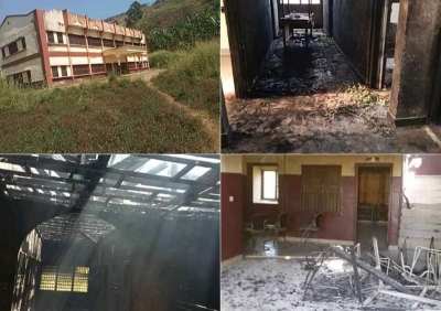 Crise anglophone : Les ambazoniens mettent le feu à la mairie de Njinikom