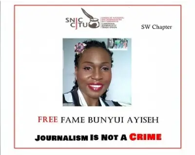 Sud-Ouest: enlevée à Buea, la journaliste Fame Bunyui Ayiseh en service à la CRTV est libre