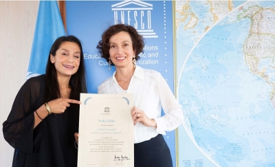 Nadia Nadim nommée Championne de l&#039;UNESCO pour l&#039;éducation des filles et des femmes