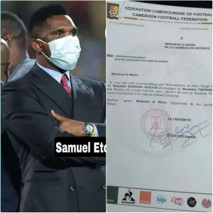 Développement: le président de la Fecafoot Samuel Eto’o Fils veut construire un stade de football dans la ville de Dschang