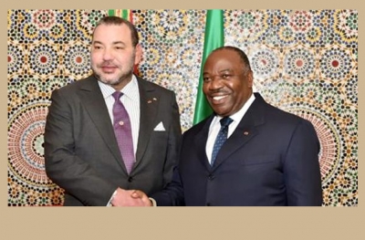 Gabon: le roi du Maroc rend visite au président Ali Bongo en convalescence à Rabat