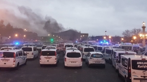 France: manifestation d&#039;ambulanciers à Paris