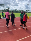 Eliminatoires CAN 2023 : Samuel Eto’o a assisté aux entraînements des Lions indomptables ce matin