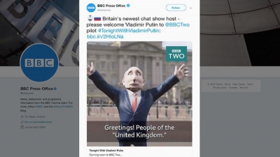 Royaume-Uni : La chaîne BBC Two lance une émission humoristique avec «Poutine» comme futur animateur