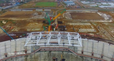 CAN 2019: Les voies d’accès du Stade de Japoma commencent à se dessiner