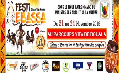 La 5ème édition du festival Ebassa se tiendra du 21 au 24 novembre prochain au parcours Vita à Douala