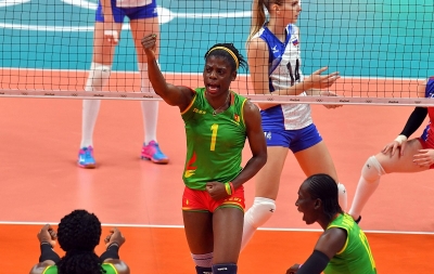 Tournoi international de Volleyball Dames : La Lionne Stéphanie Fotso, élue meilleure centrale de la compétition