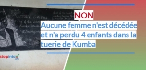 Drame de Kumba : Aucune dame n’est décédée après avoir perdu ses quatre enfants