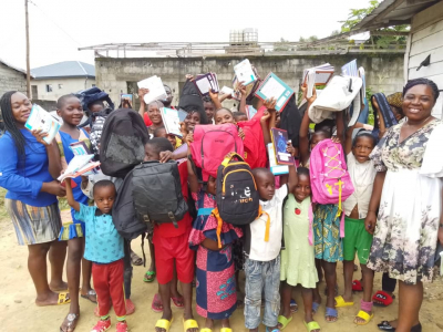 Back-to-school: Anglophone crisis IDPs receive didactic material from CAMASEJ Douala