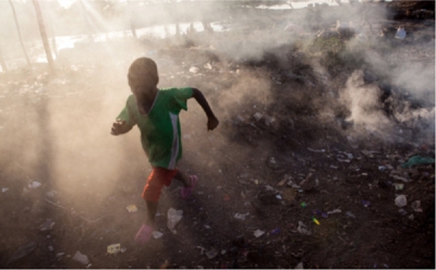 En Afrique, seulement 6% des enfants vivent dans des zones où la pollution atmosphérique est mesurée de manière fiable au niveau du sol