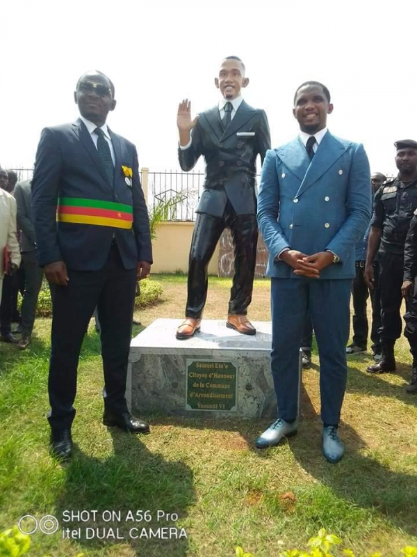 Samuel Eto&#039;o fait citoyen d&#039;honneur de la Commune de Yaoundé 6