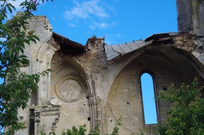 Crépy-en-Valois : Ecroulement de la façade de l’église Saint-Thomas