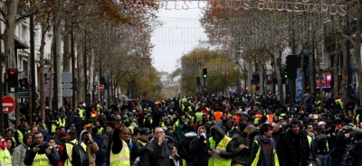 Manifestations des Gilets jaunes: 481 personnes interpellées ce matin en France