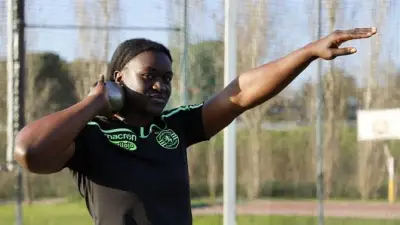 L’athlète Auriol Dongmo record d’Afrique du “Lancer de poids” change de nationalité