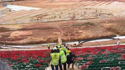 CAN Football 2021 : La société MAGIL commence les travaux du stade d’Olembe