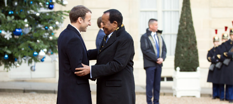 Emmanuel Macron: «je ne m&#039;ingère pas dans les affaires des camerounais»