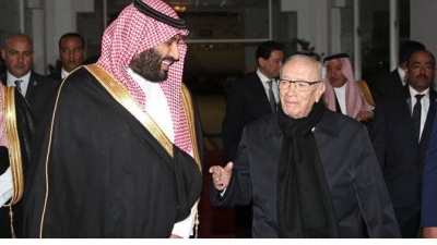Visite d’Etat: Le prince héritier saoudien est à Tunis