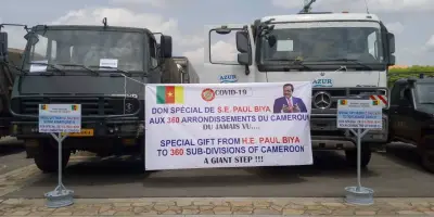 Covid 19 – Dons du Chef de l’Etat : Paul Atanga Nji procède à la distribution à la place du ministre Elanga Obam