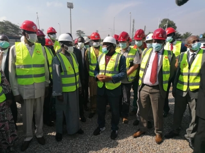 Echos de l’Assemblée Nationale: Les membres de la Chambre Basse visitent le chantier du nouvel immeuble siège de l&#039;AN