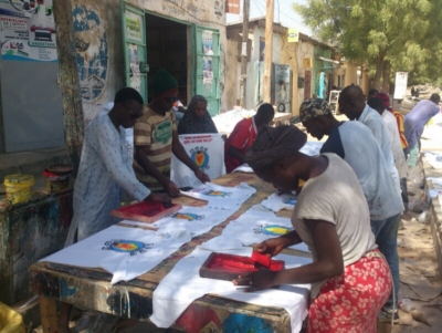 Veille de campagne électorale : Les sérigraphes font de bonnes affaires dans la ville de Garoua