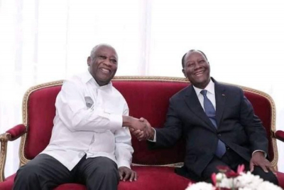 Côte d’Ivoire : Rencontre inédite entre Gbagbo et Ouattara au palais présidentiel