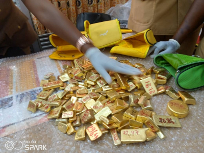 Contrebande: la Douane saisit 30kg d’or à l’Aéroport de Yaoundé-Nsimalen