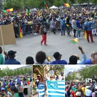 Des camerounais de la diaspora hostiles au régime Biya ont manifesté samedi à Paris