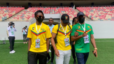 CAN 2021: Samuel Eto’o, Patrick Mboma, El Hadji Diouf …des légendes du football africain ont inspecté les stades et les installations de la compétition à Douala