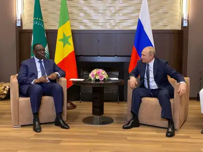 Exportation des céréales: le président russe Vladimir Poutine a accordé une audience au président sénégalais Macky Sall