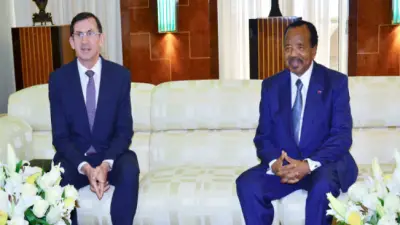 Coopération Cameroun-France: L’Ambassadeur Gilles Thibault reçu au Palais de l’Unité