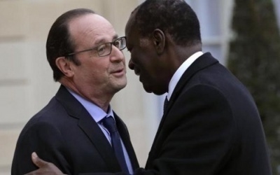 François Hollande keynote speaker à une conférence d’affaires à Abidjan le 25 janvier 2019