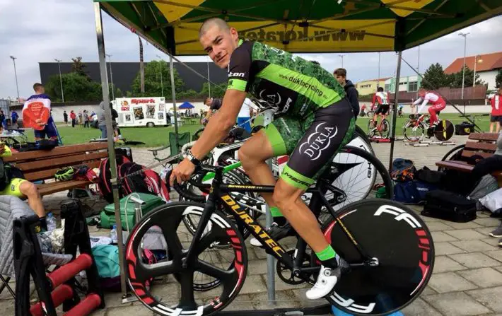 Filip Taragel, Le slovaque remporte la première étape du Grand Prix Chantal Biya