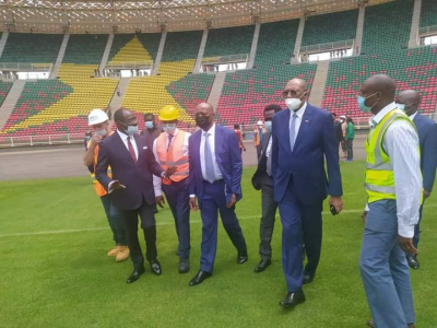 AFCON 2021: CAF boss says Olembe stadium will be among the best upon completion