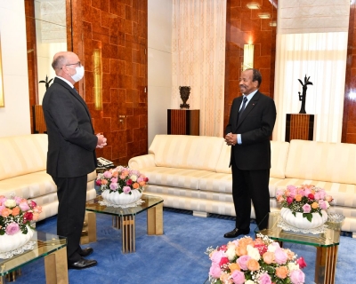 Palais de l’Unité: Paul Biya parle de la situation sécuritaire du pays avec le Haut-Commissaire de Grande Bretagne au Cameroun