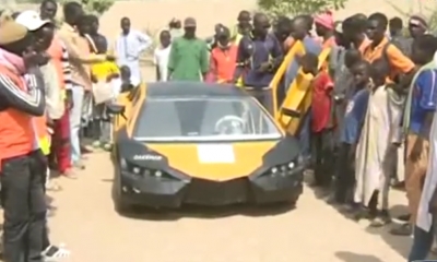 Mayo Tsanaga : Un jeune camerounais fabrique une voiture
